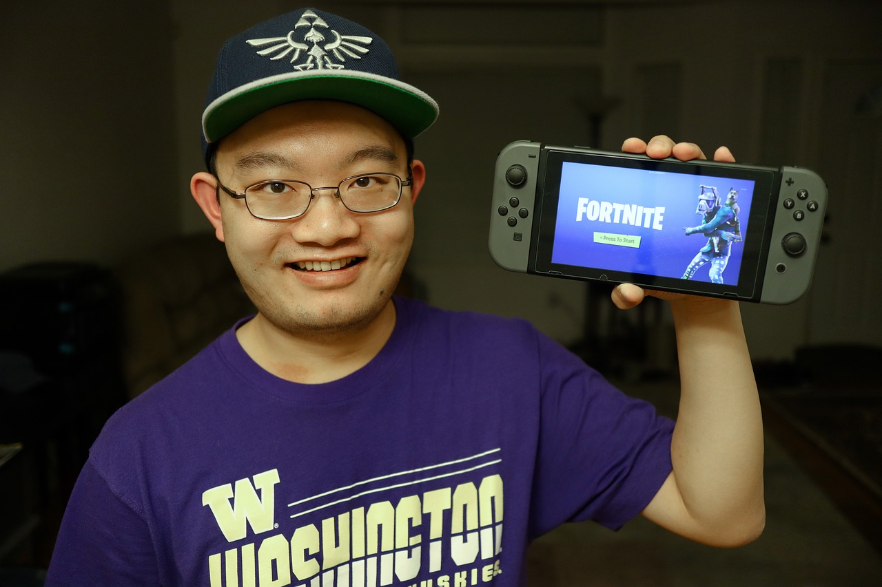 Affiche de Fortnite sur Nintendo Switch