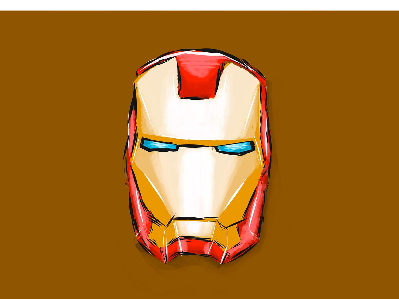 Illustration du casque d’Iron Man